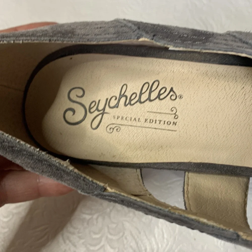 Seychelles‎ In With The New Suede Heels Sz 9.5